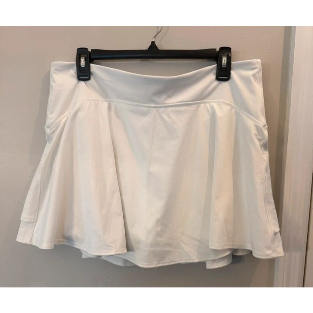 Old Navy White Powersoft Tennis Skort Skirt Size XL